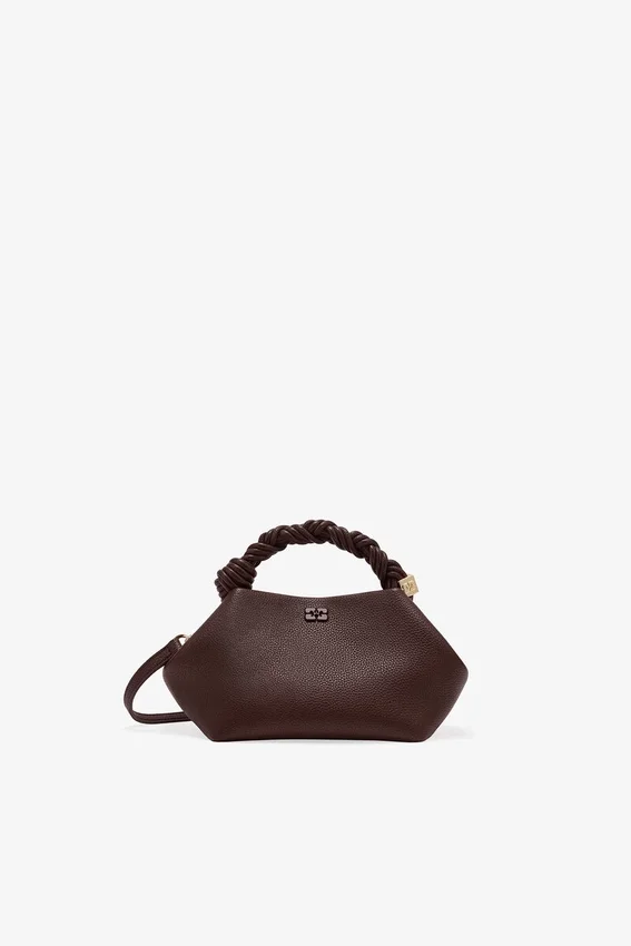 Brown Grained Small Bou Bag Brown Grained Small Bou Bag