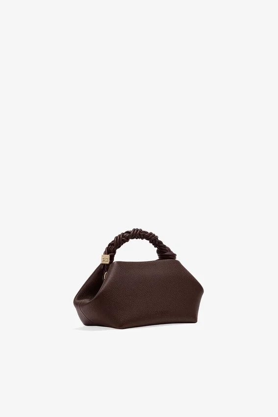 Brown Grained Small Bou Bag Brown Grained Small Bou Bag