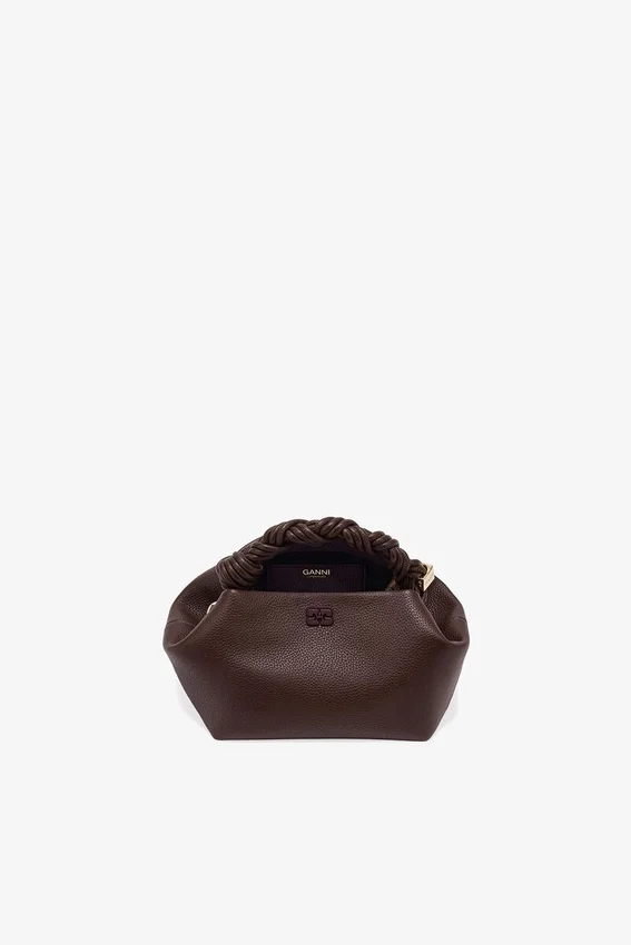 Brown Grained Small Bou Bag Brown Grained Small Bou Bag