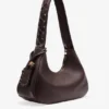 Brown Medium Laces Hobo Bag Brown Medium Laces Hobo Bag