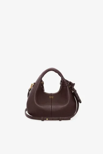 Brown Mini Hobo Bag