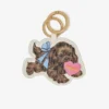Brown Puppy Keyring