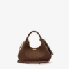 Brown Suede Mini Hobo Bag Brown Suede Mini Hobo Bag