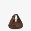 Brown Suede Mini Hobo Bag Brown Suede Mini Hobo Bag
