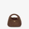 Brown Suede Mini Hobo Bag Brown Suede Mini Hobo Bag