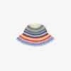 Bucket Hat in Striped Crochet