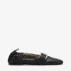 Buckle Strap Ballerinas in Black Buckle Strap Ballerinas in Black