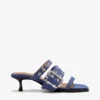 Buckle Strap Mule in Denim Buckle Strap Mule in Denim