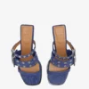 Buckle Strap Mule in Denim Buckle Strap Mule in Denim