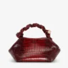 Burgundy Croco Small Bou Bag