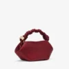Burgundy Grained Mini Bou Bag