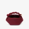 Burgundy Grained Mini Bou Bag