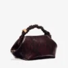 Burgundy Snake Small Bou Bag