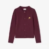 Burgundy Wool Mix Cardigan