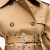 Camel Bonded Cotton Trench Coat Camel Bonded Cotton Trench Coat