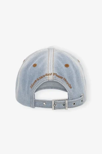 Cap in Light Blue Denim