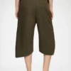 Capri Pants in Brown Wool Melange