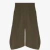 Capri Pants in Brown Wool Melange