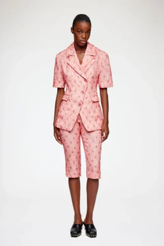 Capri Pants in Shibori Organza