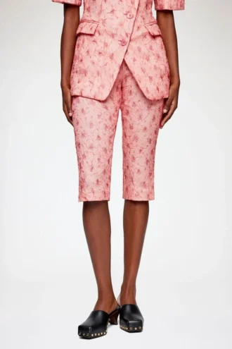 Capri Pants in Shibori Organza