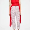 Capri Slim Jeans in Printed Denim Capri Slim Jeans in Printed Denim