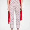 Capri Slim Jeans in Printed Denim Capri Slim Jeans in Printed Denim