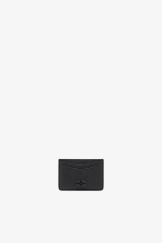 Card Holder in Grained Black