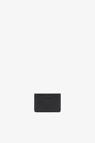 Card Holder in Grained Black