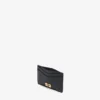 Card Holder in Grained Black with Gold Card Holder in Grained Black with Gold