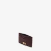 Card Holder in Grained Brown
