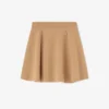 Cashmere Wool Mini Skirt
