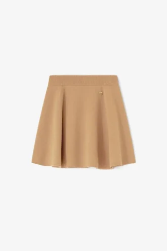 Cashmere Wool Mini Skirt