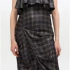 Check Ruffle Dress