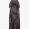 Check Ruffle Dress