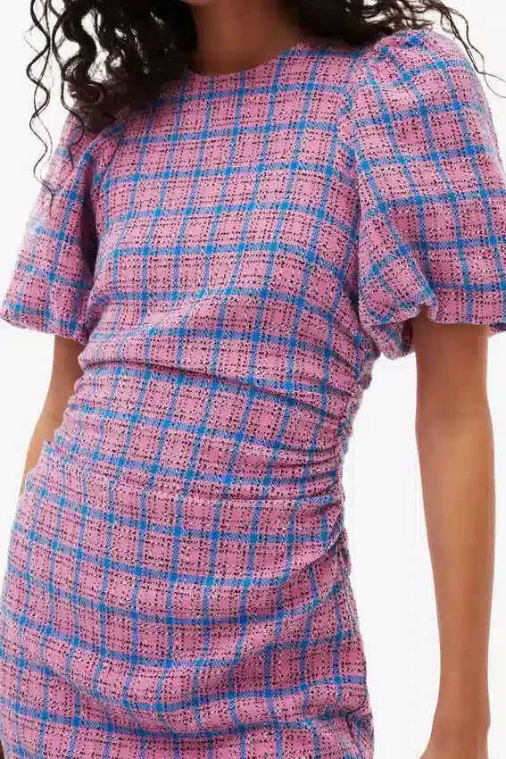 Check Suiting Mini Dress Check Suiting Mini Dress