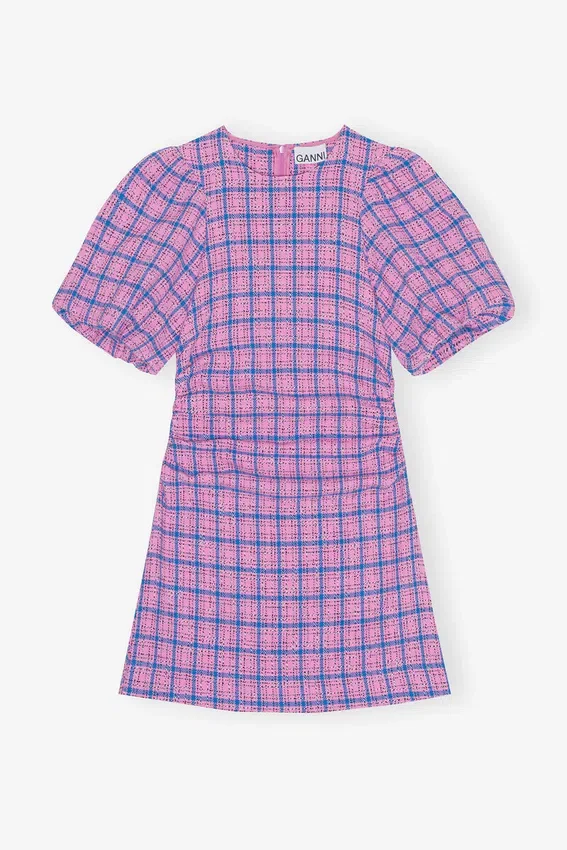 Check Suiting Mini Dress Check Suiting Mini Dress