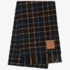 Check Wool Scarf