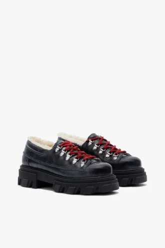 Cleated Derbies in Grey