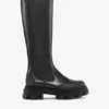 Cleated High Chelsea Boots in Black Cleated High Chelsea Boots in Black