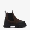 Cleated Low Chelsea Boots in Brown Cleated Low Chelsea Boots in Brown