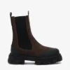 Cleated Mid Chelsea Boots in Brown Cleated Mid Chelsea Boots in Brown