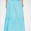 Convertible Skirt in Blue Check