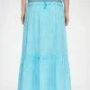 Convertible Skirt in Blue Check
