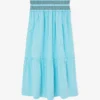 Convertible Skirt in Blue Check