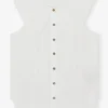 Cotton Poplin Sleeveless Frill Collar Shirt