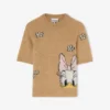 Daisy Duck Beige Short Sleeve Sweater Daisy Duck Beige Short Sleeve Sweater