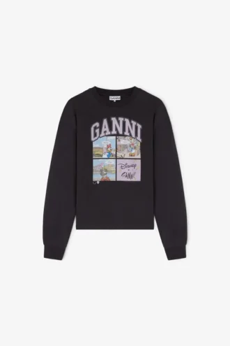 Daisy Duck Black Long-sleeve T-shirt