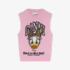 Daisy Duck Graphic Wool Vest Daisy Duck Graphic Wool Vest