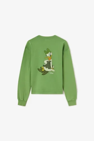 Daisy Duck Green Long-sleeve T-shirt