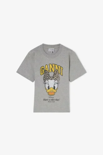 Daisy Duck Grey Printed Baby Fit T-shirt
